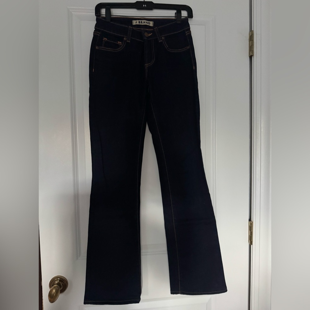 J Brand Dark Indigo Bootcut Jeans